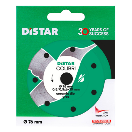 Diamentowa tarcza tnąca Distar 76x10H Colibri